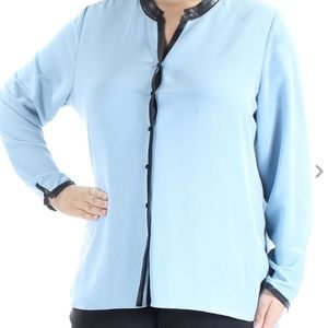 Alfani light blue top